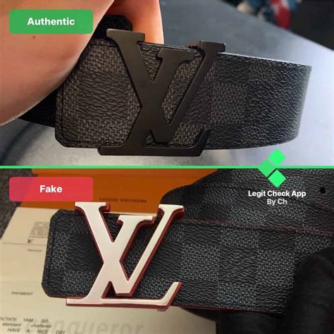 fake vs real louis vuitton damier belt|louis vuitton belt cheap real.